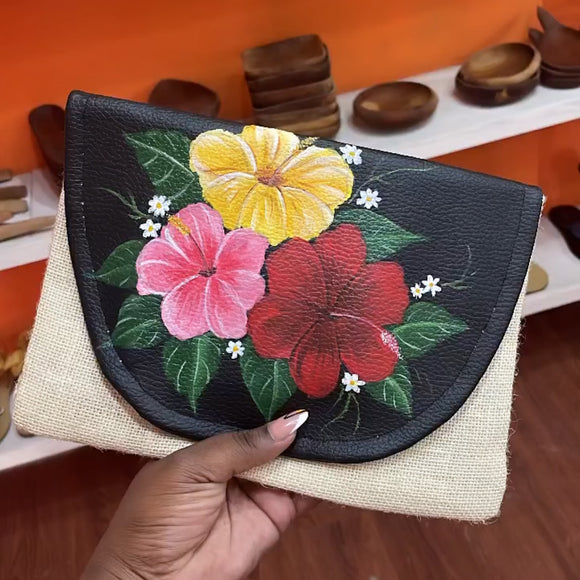 Bèl flè Clutch/Crossbody bag