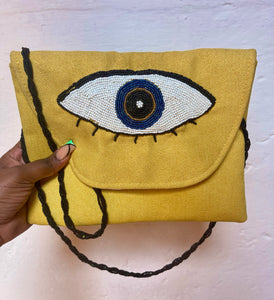 Eye crossbody bag