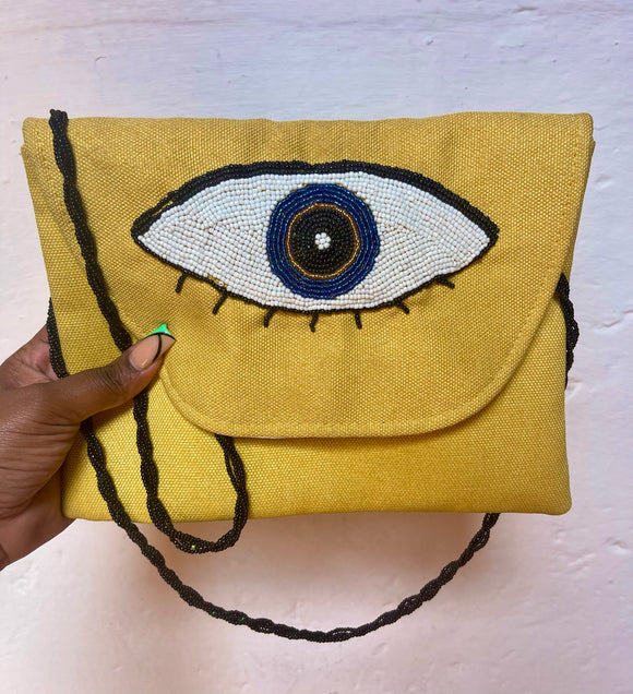 Eye crossbody bag